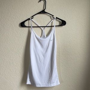 Nike white workout tank top
